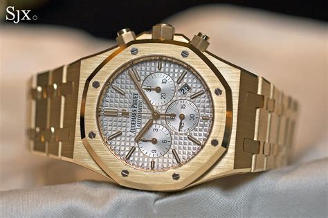 audemars piguet royal oak gold with diamonds|audemars piguet royal oak price.